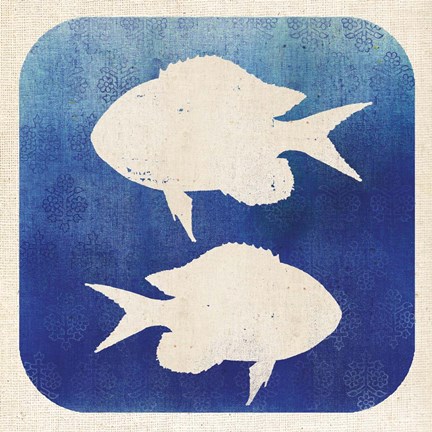 Framed Watermark Fish Print