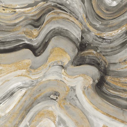 Framed Floating Lava Neutral Print