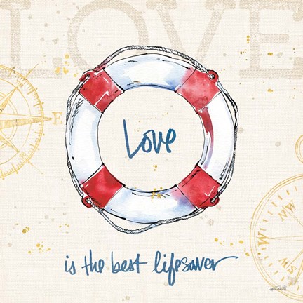 Framed Coastal Life IV Print