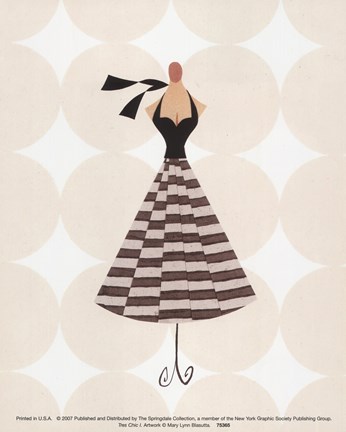 Framed Tres Chic I Print