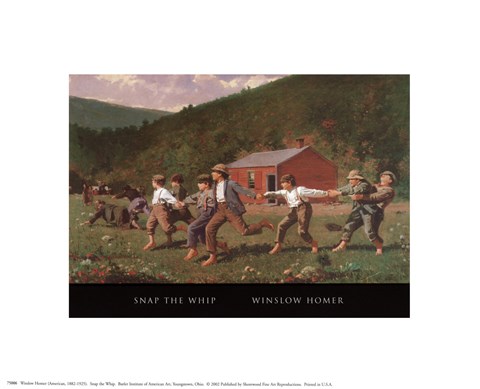 Framed Snap The Whip Print