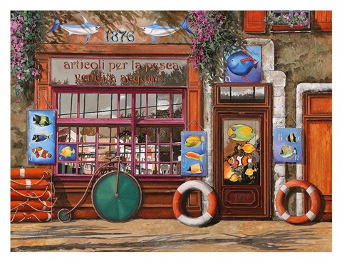 Framed Lezione di Acquario Print