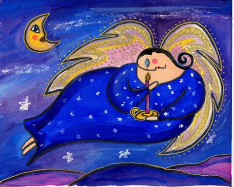 Framed Big Diva Angel Of Light Print