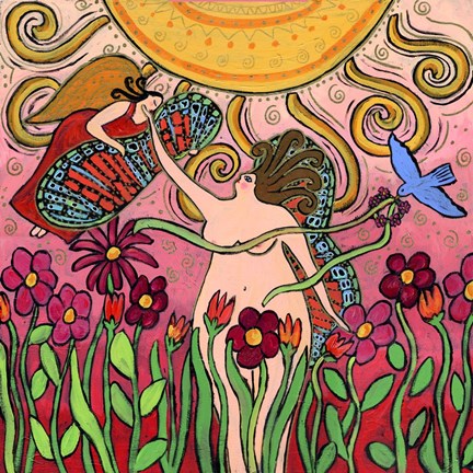 Framed Big Diva Birth Of A Goddess Print