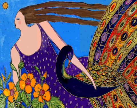 Framed Big Diva Island Beauty Print