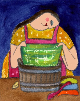 Framed Big Diva It All Comes Out In The Wash Print