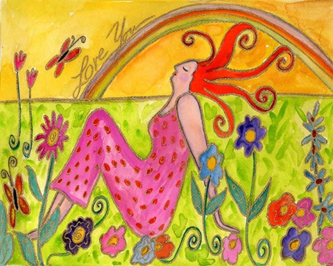 Framed Big Diva Love You Print