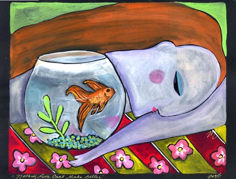 Framed Big Diva Nothing Love Can&#39;t Make Better Print