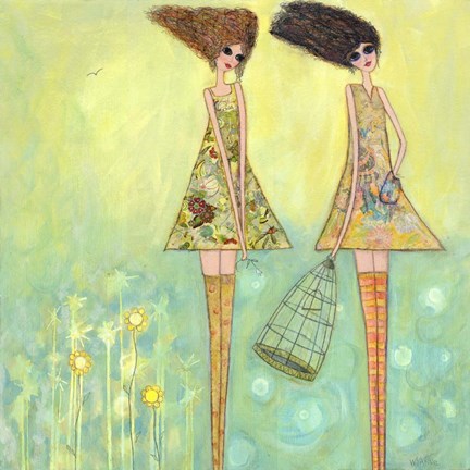 Framed Big Eyed Girls For The Best Print