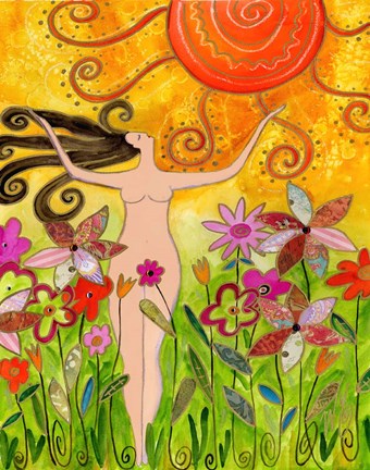 Framed Big Sun Diva Print