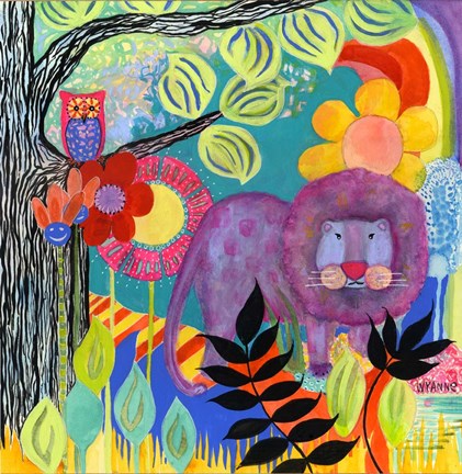 Framed Dandy Lion Print