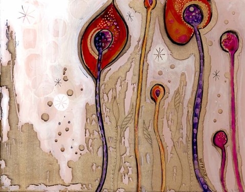 Framed December Flowers Print