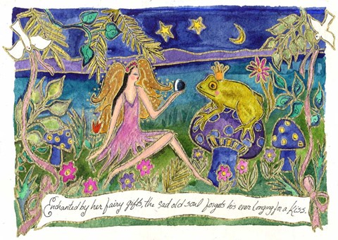 Framed Frog Prince Print