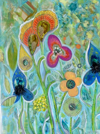 Framed Garden Wild Print