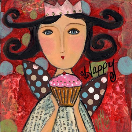 Framed Happy Every Day Fairy Print