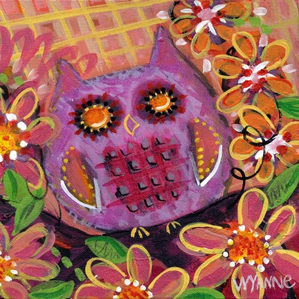 Framed Island Owl Print