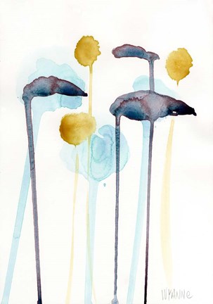 Framed Botanical Study III Print