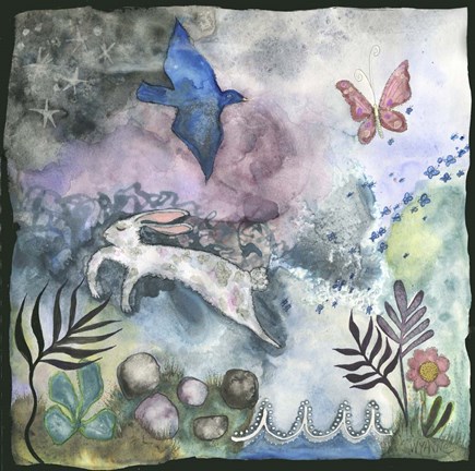 Framed Home Before Dark Print