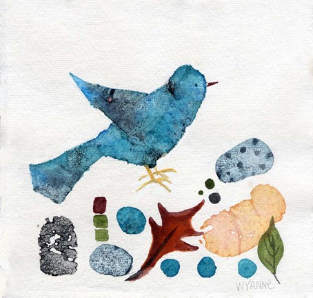 Framed Skittish Print