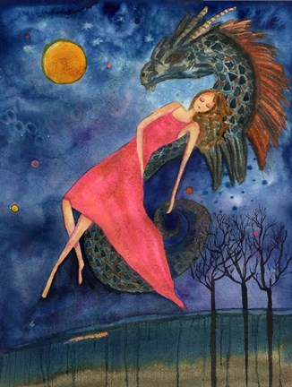 Framed Swept Away By The Beast Print