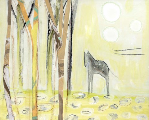 Framed Meandering Print