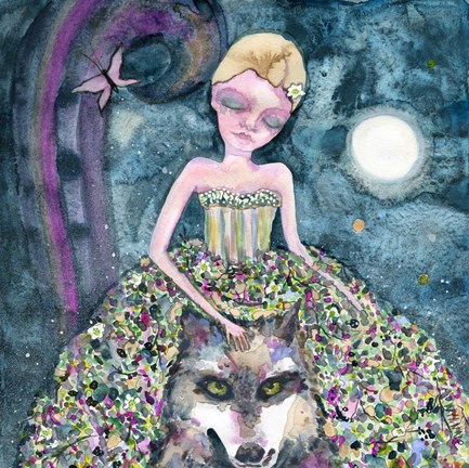 Framed Rest Now Print