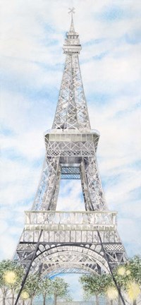 Framed Eiffel Tower Print