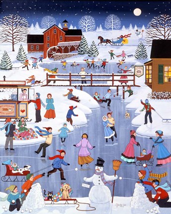 Framed Caught in the Middle Print