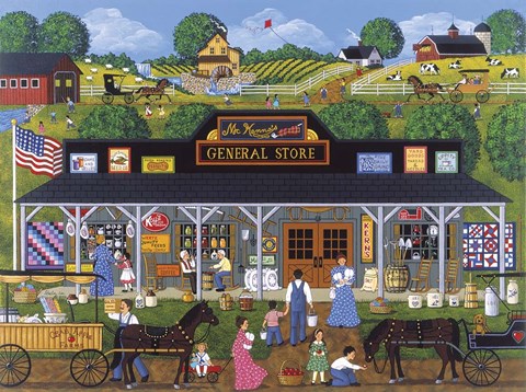 Framed McKenna&#39;s General Store Print