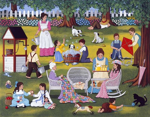 Framed Cool Shade, and Lemonade Print