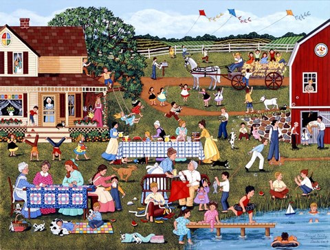 Framed Annual Family Reunion Print