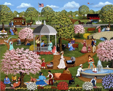 Framed Mother&#39;s Day at the Park Print