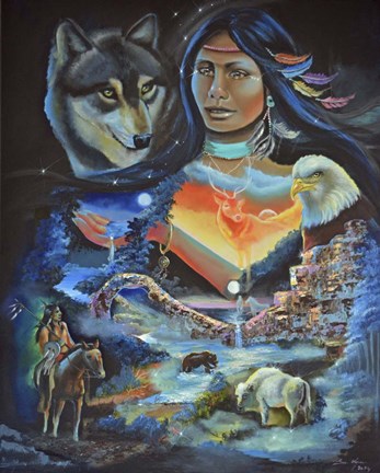 Framed Spirit of Nature Print