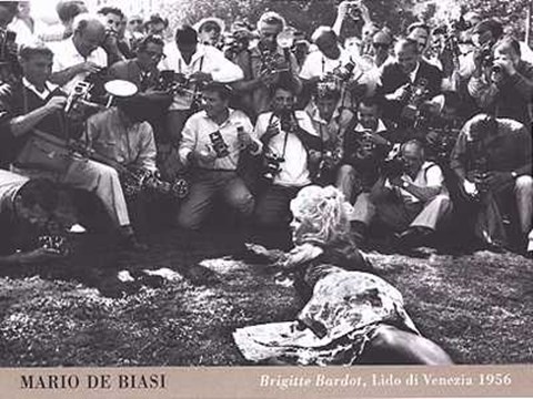 Framed Brigitte Bardot Lido di Venezia 1956 Print