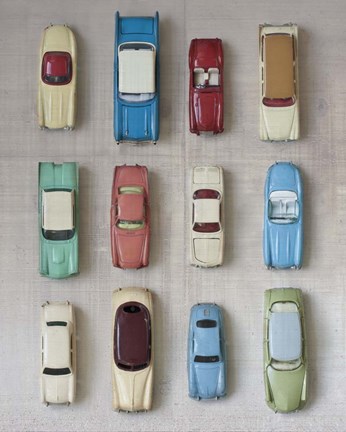 Framed Toy Cars Print