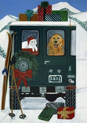 Framed Off To Grandmas Print