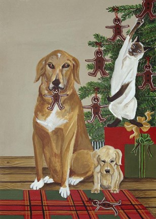 Framed Cookie Thieves Print