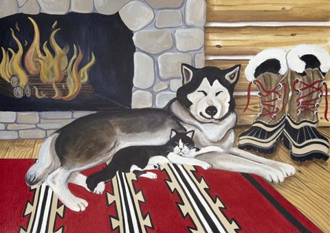 Framed Best Of Friends Print