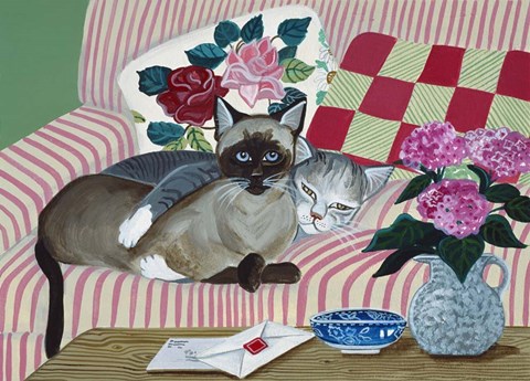 Framed Mink And Jezebel Print