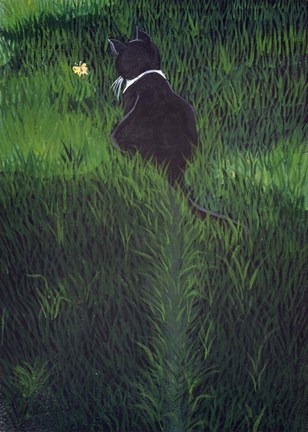 Framed Li&#39;L Lovebug  Chasing A Butterfly Print