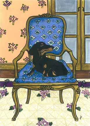 Framed French Chair Print