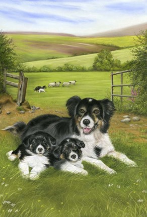 Framed Happy Family Print