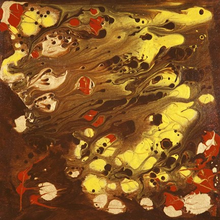 Framed Golden Dragon Print