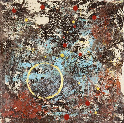 Framed Rustic Industrial 7 Canvas 6 Print