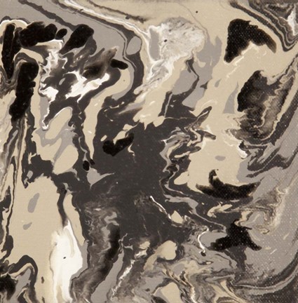 Framed Liquid Industrial IV - Canvas VI Print