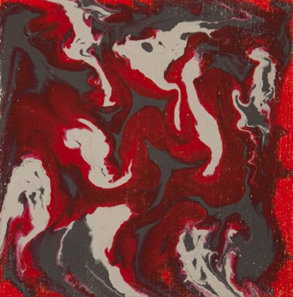 Framed Liquid Industrial IV - Canvas IX Print