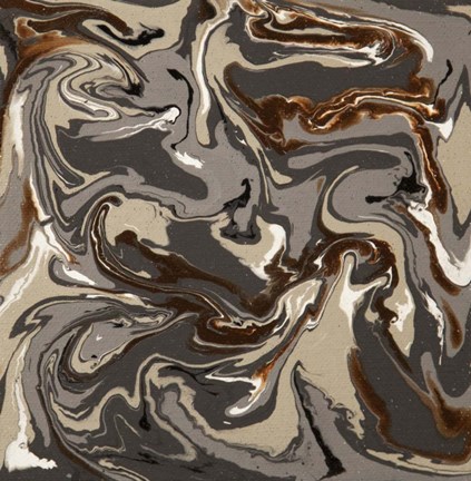 Framed Liquid Industrial IV - Canvas XIII Print