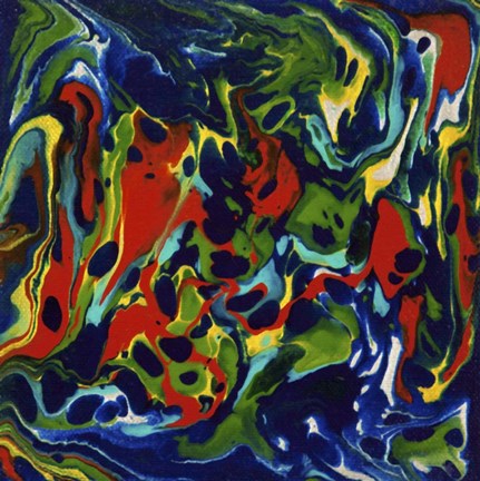 Framed Liquid Industrial IV - Canvas XX Print