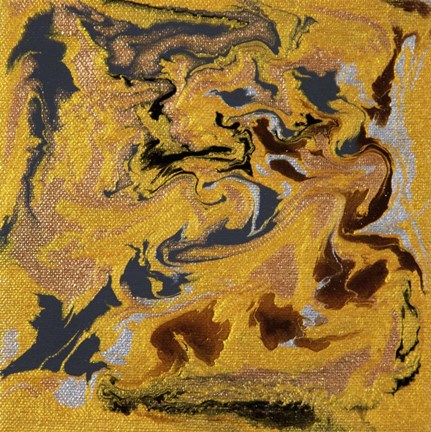 Framed Liquid Industrial IV - Canvas XXI Print