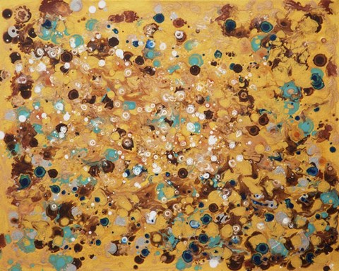 Framed Liquid Energy VIII Print